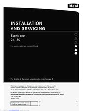 ideal esprit eco 30 installation manual